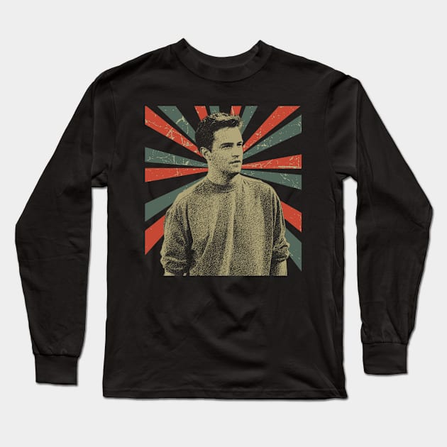 Remembering || Matthew Perry || Friends Long Sleeve T-Shirt by Setipixel